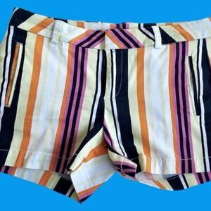 a.n.a Color Stripe Twill Shorts, Size 4